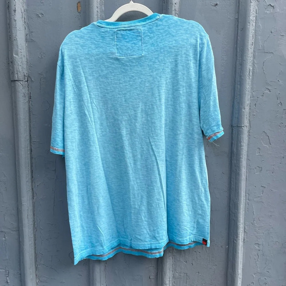 Superdry Cyan Blue  Crewneck tee, size 3XL - Picture 2 of 8